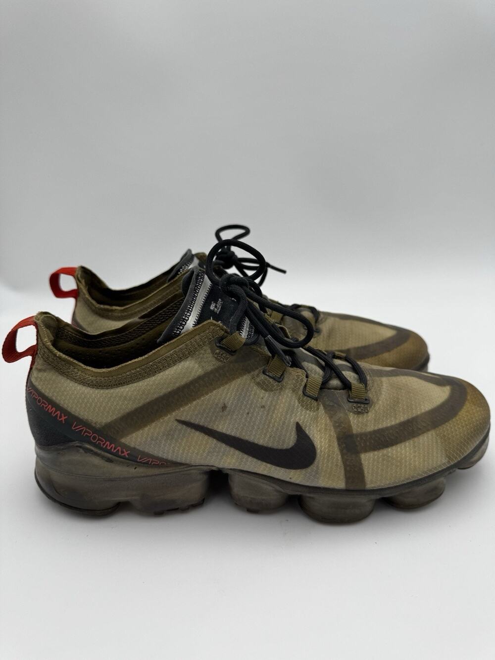 Nike Air VaporMax 2019 Cargo Khaki Black Men’s Size 9.5